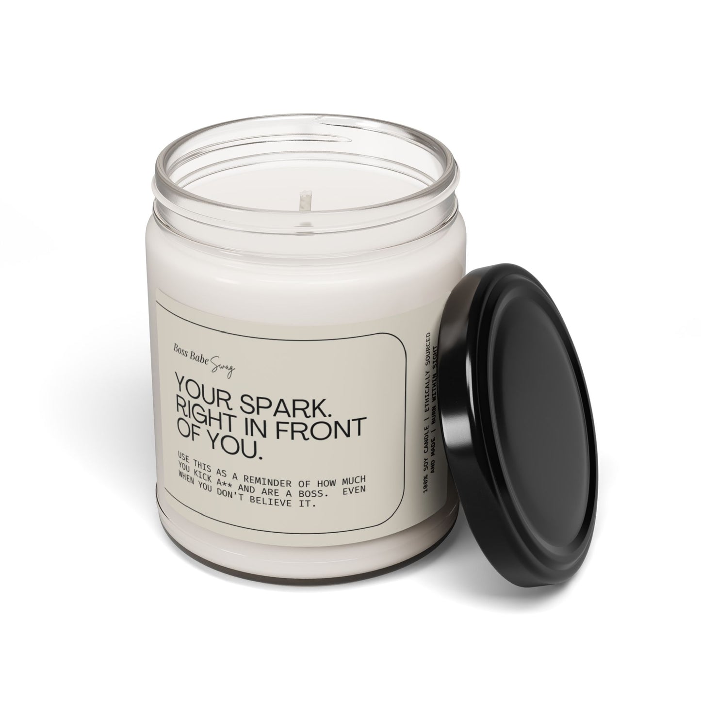 Your Spark. Right In Front of You - Scented Soy Candle, 9oz