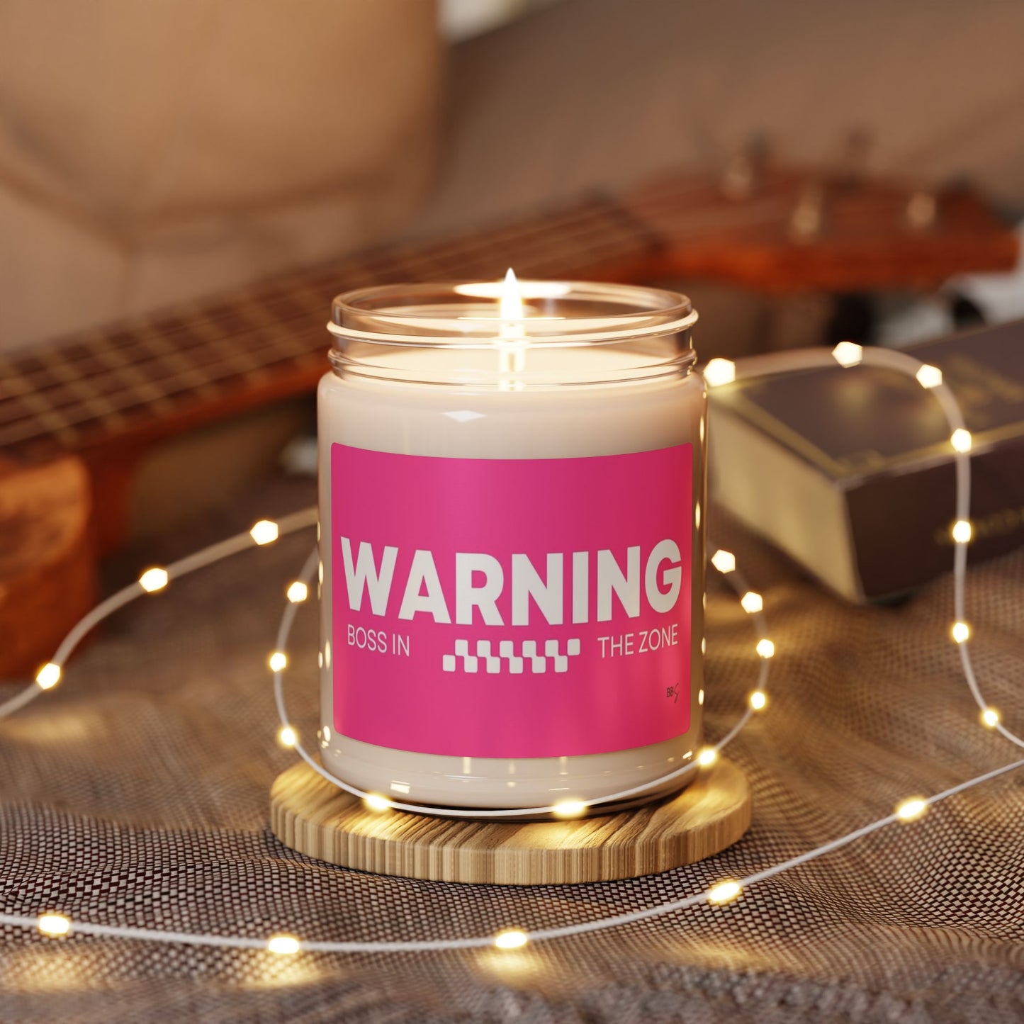 Boss In The Zone Scented Soy Candle – Light Up & Level Up