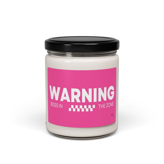 Boss In The Zone Scented Soy Candle – Light Up & Level Up