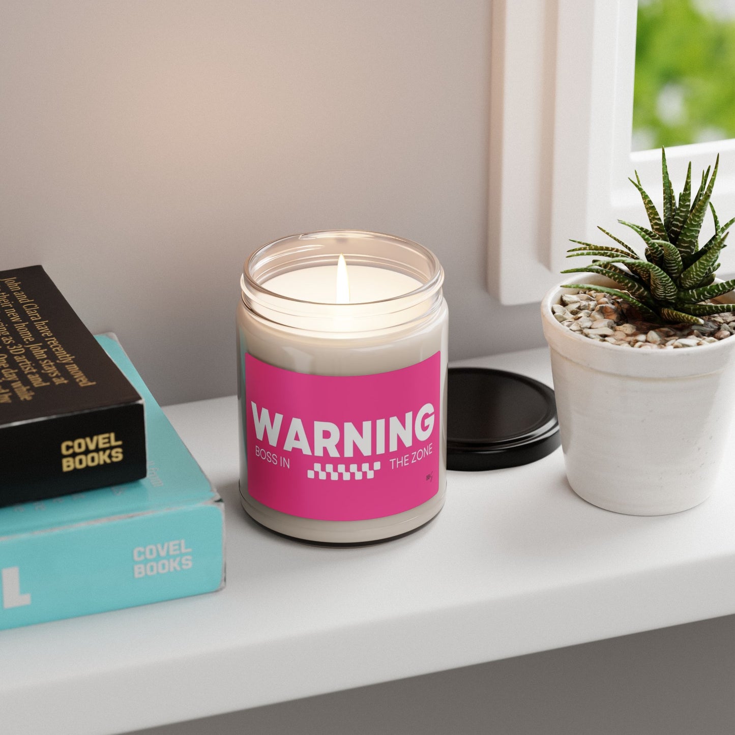 Boss In The Zone Scented Soy Candle – Light Up & Level Up